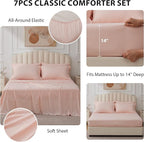 Twin Comforter Set Pink - Image 2