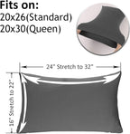 2-Pack Stretch Pillow Cases Standard Size - Image 3