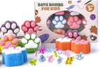 Paw Bath Bomb for Kids with Surprise Toys Inside, SPA Fizzy Bath Bomb Gift Set - Image 7