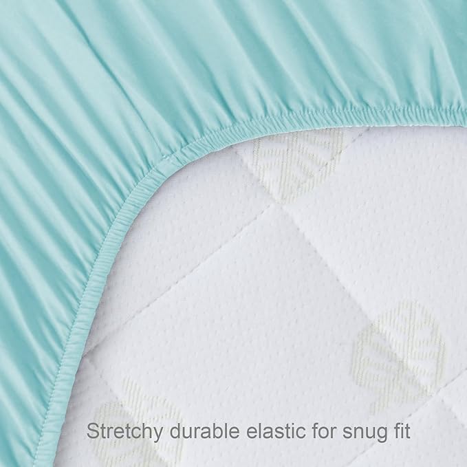 Biloban Pack and Play Sheets Fitted, 2 Pack Pack and Play Sheet Fits - Image 5