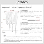 Joydeco Customized Curtains, 100% Blackout Curtains - Image 9