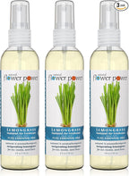 Natural Flower Power Air Freshener Spray | Lemongrass 4 Fl Oz | Pack of 3 | by NaturalFlowerPower