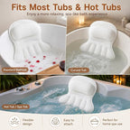 4D Air Mesh Bath Pillow for Tub, Soft Bathtub Cushion - Image 7