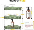 Asayuee 3-Tier Corner Bathroom Counter Organizer - Image 2