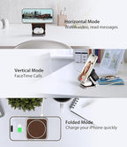 Foldable Magnetic Wireless Charger, KU XIU Aluminum Alloy 3 in 1 Charging - Image 2