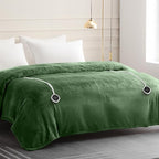 HOMLYNS LuxeHeat Heated Blanket Electric Blanket Queen Size, Soft Flannel - Image 7