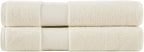 Madison Park Turkish Bath Towel Set 100% Cotton Bath Towel 600GSM Oversized by MADISONPARK