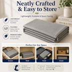 evoLive 100% Rayon Derived from Bamboo Cooling Breathable Body Pillow - Image 9