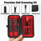 Manicure Nail Clippers Sets Stainless Steel Nail Grooming Cutter Kit Travel - Image 3