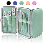BLESWIN 10-Piece Nail Clipper Manicure Set, Professional Small Nail Care Kit by BLESWIN