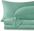 BEDELITE Flannel Sheets Queen Size Haze Blue by BEDELITE