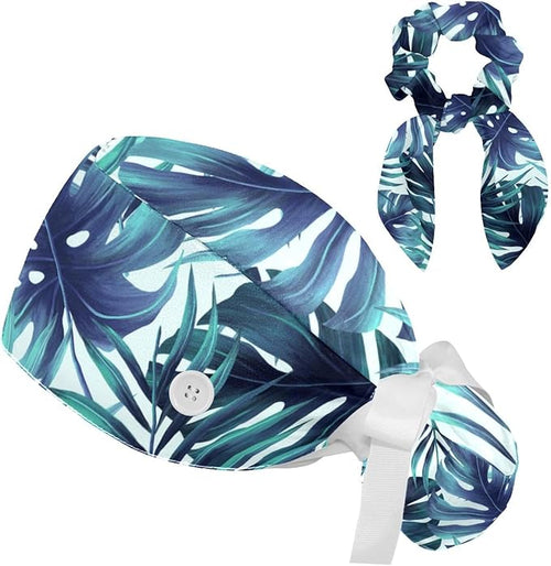 Adjustable Brown Dachshund Dog Blue Surgical Scrub Cap by otnrnondcl