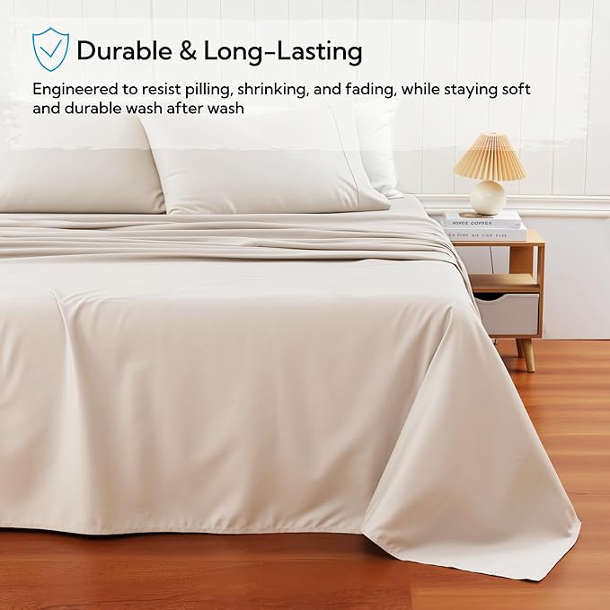 Cotton Flat Sheets Only, 600 TC 100% Cotton Flat Sheet Top Sheet Only, King - Image 5