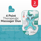 BioSwiss 2-Pack Handheld Full Body Massager, 4-Leg Pressure Point Tool - Image 2