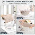 BEoffer 2 Pack Microfiber Hair Towel - Image 3