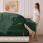 Full Comforter Set Emerald Green - Image 6