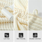 REDKISS Cream Microfiber Bath Towels Set 8 Piece - Image 6