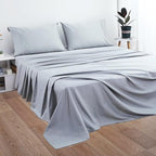 2-Pack Cotton Queen Flat Sheet Only, 600 Thread Count 100% Egyptian Cotton Top - Image 5