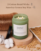 M&SENSE Bamboo Peony Spring Large Candles - Image 5