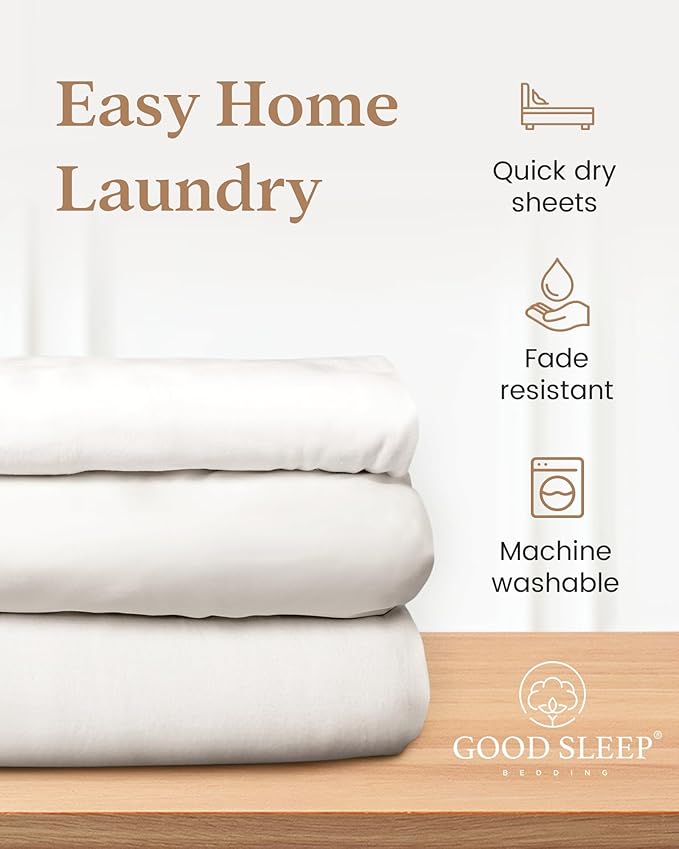 Good Sleep Egyptian Cotton Fitted King Sheet - Image 5