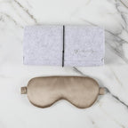 DISANGNI Silk Set: 22 Momme 100% Natural Mulberry Silk Pillow Case & Eye Mask - Image 2