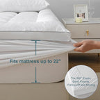 UNILIBRA King Size Mattress Pad Pillow Top Mattress Cover Padded - Image 4