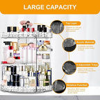 Makeup Organizer 360 Degree Rotating 7 Adjustable Layers Large Capacity - Image 4