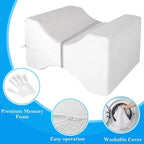 BlissTrends Memory Foam Knee Pillow, Knee Pillow - Image 2