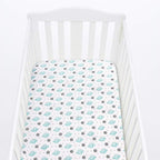 Pack and Play Sheets, 2 Pack Mini Crib Sheets, Stretchy Playard Fitted Sheet - Image 4