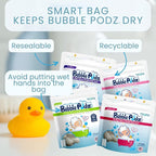 TruKid Bubble Podz Bubble Bath for Kids, & Babies, Tear Free Gentle & - Image 7