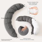 Peallow – Long Round Body Pillow - Image 3