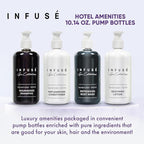 1-Shoppe Infuse Lavender Mint Spa Collection Amenities Set | 10.14 oz Pumps | - Image 2