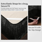 BEDELITE Velvet Fitted Sheet and Pillowcases Set, Luxury Soft Fuzzy Bottom Sheet - Image 4
