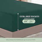 Elegant Comfort Luxurious 1500 Premium Hotel Quality Microfiber 4-Piece Sheet - Image 4