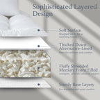 WhatsBedding 5 inch Memory Foam Mattress Topper King Size - Image 3