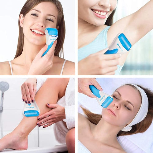 AECW 2 in 1 Ice Roller for Face & Eye Puffiness Relief and Jade Roller for Face - Image 2