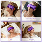Lavender Weighted Eye Pillow for Relaxation, Lavender Eye Mask - Image 5