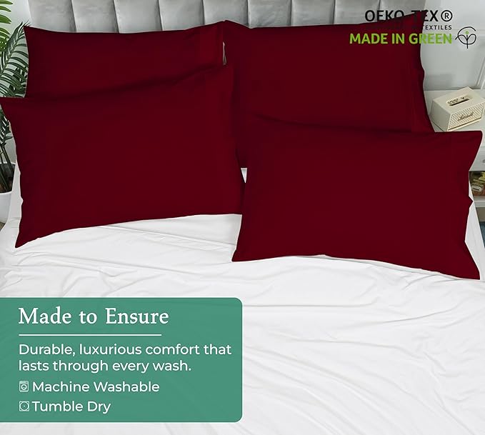 Royale Linens Standard Pillowcase Set of 2 - Image 8