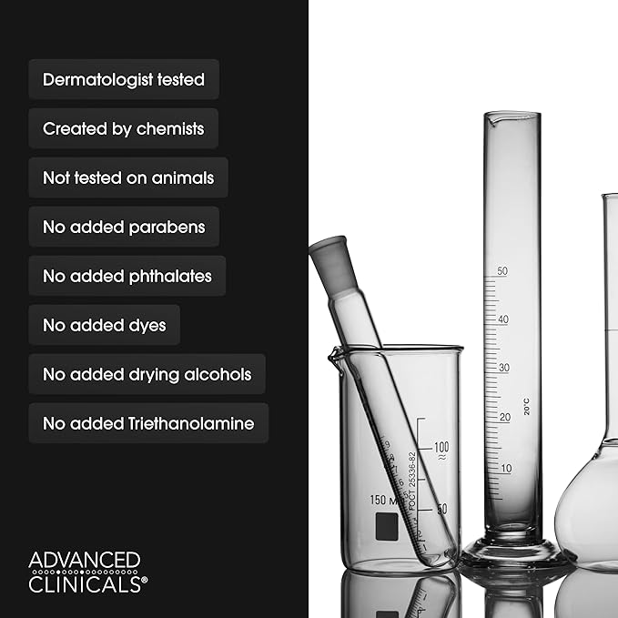 Advanced Clinicals Collagen Peptides Body Lotion & Face Moisturizer | Peptide - Image 8