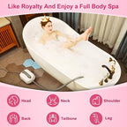 Flgocexs Bubble Bath Mat, Full Body Waterproof Spa Mat - Image 2