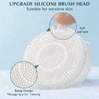 COSLUS Facial Cleansing Brush Silicone Face Scrubber: 2 in1 FBS-D Electric - Image 3