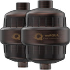 weAQUA Heavy Duty Shower Filter Family 2 PACK – 99% Removal by weAQUA