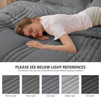 Twin XL Comforter Set Dark Grey - Image 7