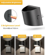 L LOHAS LED Night Lights Plug into Wall 2 Pack, Nightlight - Image 5