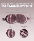 SUNDAYSILKS™ Exclusive Mulberry Silk Sleep Mask | Soft Eye Covers, and - Image 6