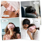 LitBear Silk Sleep Mask for Women Men, Adjustable 100% Mulberry Silk Sleep Eye - Image 8