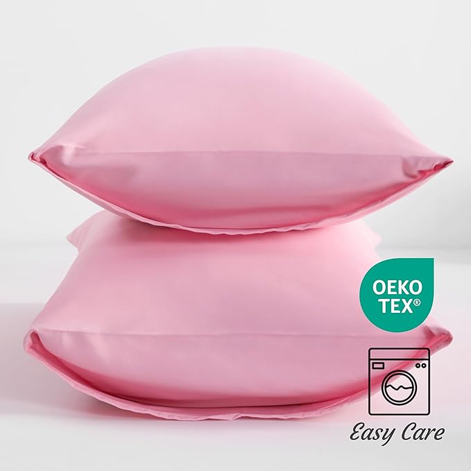 NTBAY Queen Pillow Cases Set of 2, 2 Pack Brushed Microfiber 20x30 Pillow Cases - Image 5