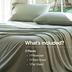 DOZ Sheet Set, 100% Viscose derived from Bamboo, Organically Grown, Buttery Soft - Image 2