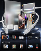 65W for MacBook Pro Charger, 5-in-1 Retractable Wall Charger Plug for iPhone 17 - Image 7