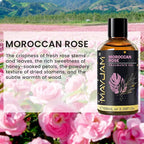 Moroccan Rose Fragrance Oil Essential Oil, MAYJAM 3.38FL.OZ Moroccan Rose Oil - Image 3